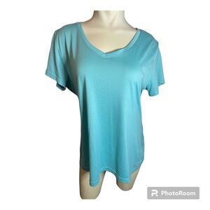 Zelos Dry Fit Athletic Tee, Teal Blue, Size XL